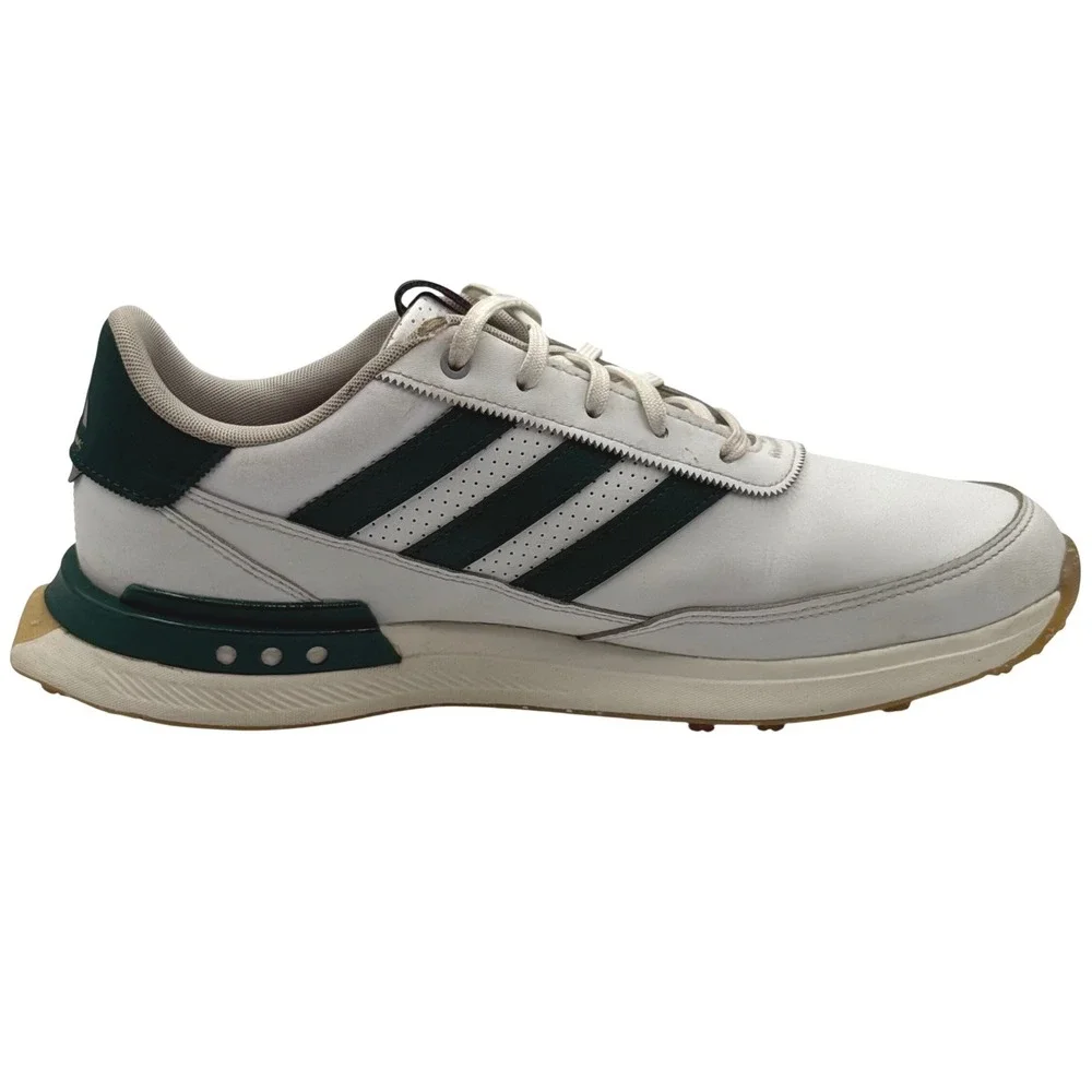 Adidas S2G Spikeless Leather 24 Golf Shoes Mens‎ Size 10 White Green IF0299
